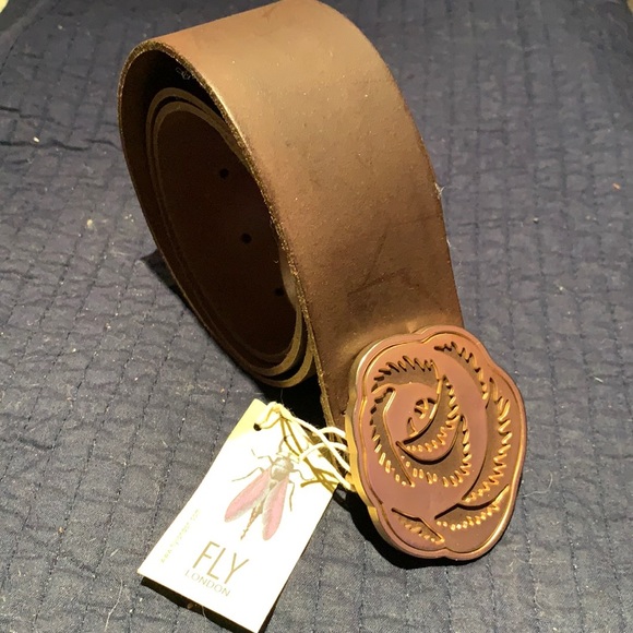 Fly London Cacau Lule Leather Belt - Picture 1 of 6
